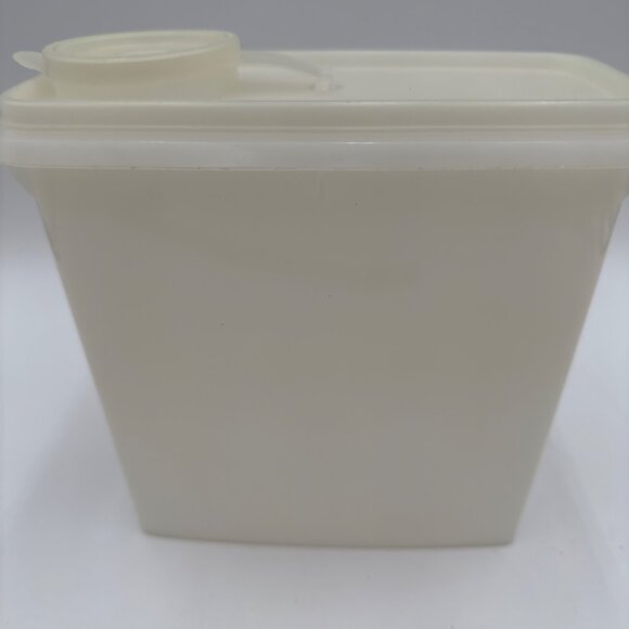 VTG Tupperware Super Cereal Keeper Storage Container 469-9 Spout Flip Lid - Picture 3 of 11
